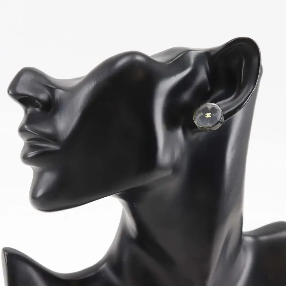 Chanel Cc Logo Clover Earrings Metal #261258C50B